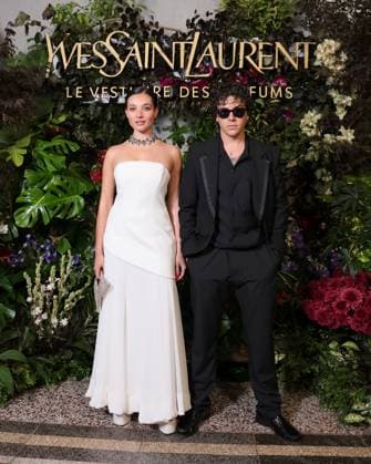 Mariasole Pollio and Mirko Trovato attend Le Vestiaire des Parfums Yves Saint Laurent dinner on July 08, 2025 in Paris, France Photocall for Yves Saint Laurent s Le vestiaire des parfums evening in Paris during fashion week on 8 July 2025 Saint Laurent via Bestimage Photocall for Yves Saint Laurent s Le vestiaire des parfums evening in Paris during fashion week on 8 July 2025 Paris France  Copyright: xYvesxSaintxLaurentxviaxBestimagexYvesxSaintxLaurentxviaxBestimagex