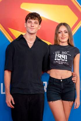 Superman Premiere, Madrid, Spain - 8 Jul 2025 Ignacio de Borbon, Nayade Loospitao attend to Superman Premiere at Capitol Cinema on July 8, 2025 in Madrid, Spain. (Credit: Miguel Escavias Alfa Images) Madrid Capitol Cinema Madrid Spain Copyright: x x2025xMiguelxEscavias AlfaxImagesx