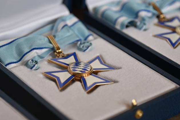 Subject recording Order of Merit,Order of Merit Bavarian Order of Merit in the Antiquariat of the Residence in Munich on 09 07 2025