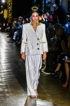 PFW - Juana Martin Runway A model walks the runway during the Juana Martin Haute Couture Fall Winter 2025 2026 show as part of Paris Fashion Week on July 08, 2025 in Paris, France. Photo by Shootpix ABACAPRESS.COM Paris France  Copyright: xShootpix ABACAx