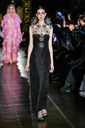 PFW - Juana Martin Runway A model walks the runway during the Juana Martin Haute Couture Fall Winter 2025 2026 show as part of Paris Fashion Week on July 08, 2025 in Paris, France. Photo by Shootpix ABACAPRESS.COM Paris France  Copyright: xShootpix ABACAx