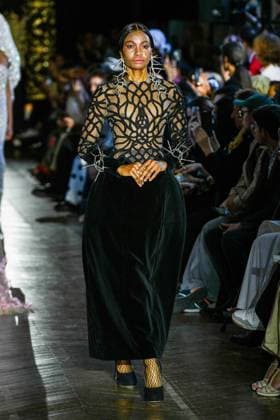 PFW - Juana Martin Runway A model walks the runway during the Juana Martin Haute Couture Fall Winter 2025 2026 show as part of Paris Fashion Week on July 08, 2025 in Paris, France. Photo by Shootpix ABACAPRESS.COM Paris France  Copyright: xShootpix ABACAx