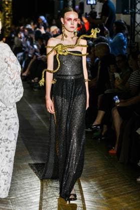 PFW - Juana Martin Runway A model walks the runway during the Juana Martin Haute Couture Fall Winter 2025 2026 show as part of Paris Fashion Week on July 08, 2025 in Paris, France. Photo by Shootpix ABACAPRESS.COM Paris France  Copyright: xShootpix ABACAx