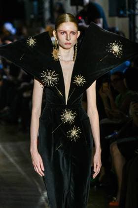 PFW - Juana Martin Runway A model walks the runway during the Juana Martin Haute Couture Fall Winter 2025 2026 show as part of Paris Fashion Week on July 08, 2025 in Paris, France. Photo by Shootpix ABACAPRESS.COM Paris France  Copyright: xShootpix ABACAx