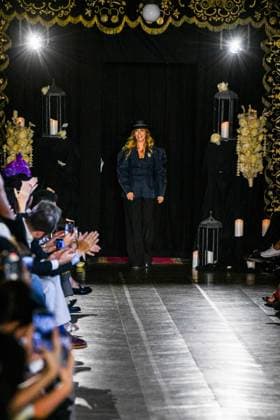 PFW - Juana Martin Runway Fashion designer Juana Martín waves the runway during the Juana Martin Haute Couture Fall Winter 2025 2026 show as part of Paris Fashion Week on July 8, 2025 in Paris, France. Photo by Shootpix ABACAPRESS.COM Paris France  Copyright: xShootpix ABACAx