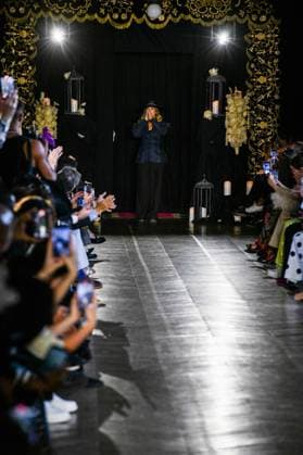 PFW - Juana Martin Runway Fashion designer Juana Martín waves the runway during the Juana Martin Haute Couture Fall Winter 2025 2026 show as part of Paris Fashion Week on July 8, 2025 in Paris, France. Photo by Shootpix ABACAPRESS.COM Paris France  Copyright: xShootpix ABACAx