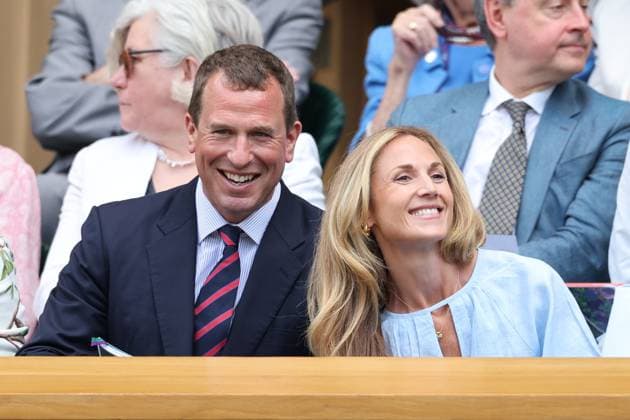 . 09 07 2025. London, United Kingdom. Royal Box including Queen Camilla , Peter Phillips and Harriet Sperling on day ten of the Wimbledon Tennis Championships in London.  xStephenxLockx xi-Imagesx IIM-26087-0021