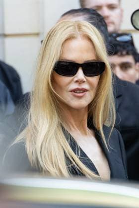PFW Balenciaga Outside Arrivals NB Nicole Kidman arriving at the Balenciaga show as part of Haute Couture Fashion Week on July 09, 2025 in Paris, France. Photo by Nasser Berzane ABACAPRESS.COM Paris France  Copyright: xBerzanexNasser ABACAx