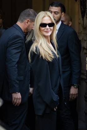 PFW Balenciaga Outside Arrivals NB Nicole Kidman arriving at the Balenciaga show as part of Haute Couture Fashion Week on July 09, 2025 in Paris, France. Photo by Nasser Berzane ABACAPRESS.COM Paris France  Copyright: xBerzanexNasser ABACAx