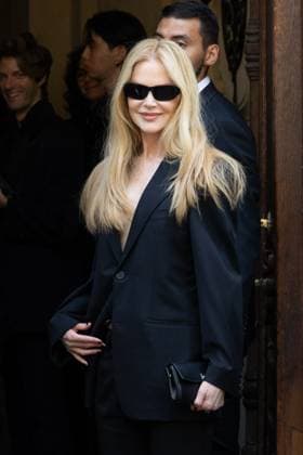 PFW Balenciaga Outside Arrivals NB Nicole Kidman arriving at the Balenciaga show as part of Haute Couture Fashion Week on July 09, 2025 in Paris, France. Photo by Nasser Berzane ABACAPRESS.COM Paris France  Copyright: xBerzanexNasser ABACAx