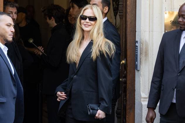 PFW Balenciaga Outside Arrivals NB Nicole Kidman arriving at the Balenciaga show as part of Haute Couture Fashion Week on July 09, 2025 in Paris, France. Photo by Nasser Berzane ABACAPRESS.COM Paris France  Copyright: xBerzanexNasser ABACAx