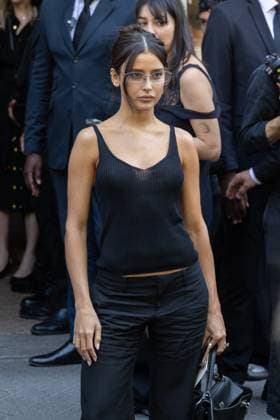 PFW Balenciaga Outside Arrivals NB Livia Nunes arriving at the Balenciaga show as part of Haute Couture Fashion Week on July 09, 2025 in Paris, France. Photo by Nasser Berzane ABACAPRESS.COM Paris France  Copyright: xBerzanexNasser ABACAx