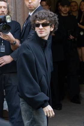 PFW Balenciaga Outside Arrivals NB Mark Eydelshteyn arriving at the Balenciaga show as part of Haute Couture Fashion Week on July 09, 2025 in Paris, France. Photo by Nasser Berzane ABACAPRESS.COM Paris France  Copyright: xBerzanexNasser ABACAx
