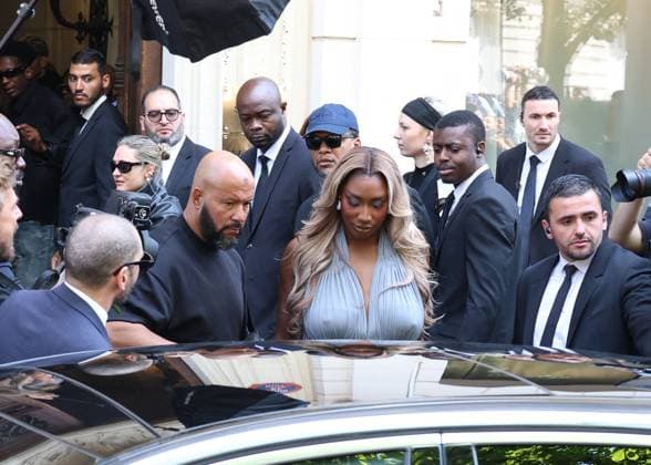 Aya Nakamura Arrivals at Balenciaga Collection Haute Couture Fall Winter 2025 2026 fashion show during Paris Fashion Week PFW , on July 9th, 2025 Denis Guignebourg Bestimage Celebrities at Balenciaga Collection fashion show, during Paris Fashion Week, on July 9th, 2025 Paris France  Copyright: xDenisxGuignebourgx xBestimagexDenisxGuignebourgx xBestimagex