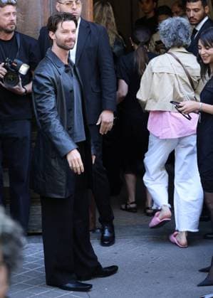 Patrick Schwarzenegger Arrivals at Balenciaga Collection Haute Couture Fall Winter 2025 2026 fashion show during Paris Fashion Week PFW , on July 9th, 2025 Denis Guignebourg Bestimage Celebrities at Balenciaga Collection fashion show, during Paris Fashion Week, on July 9th, 2025 Paris France  Copyright: xDenisxGuignebourgx xBestimagexDenisxGuignebourgx xBestimagex