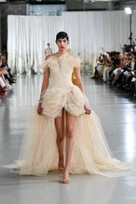 PFW - Anatomy Of Identity By Lever Runway A model walks the runway during the Anatomy Of Identity By Lever Couture Haute Couture Fall Winter 2025 2026 show as part of Paris Fashion Week at Palais de Tokyo on July 09, 2025 in Paris, France. Photo by Shootpix ABACAPRESS.COM Paris France  Copyright: xShootpix ABACAx