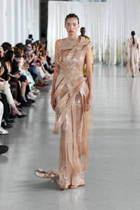 PFW - Anatomy Of Identity By Lever Runway A model walks the runway during the Anatomy Of Identity By Lever Couture Haute Couture Fall Winter 2025 2026 show as part of Paris Fashion Week at Palais de Tokyo on July 09, 2025 in Paris, France. Photo by Shootpix ABACAPRESS.COM Paris France  Copyright: xShootpix ABACAx