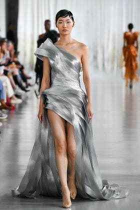PFW - Anatomy Of Identity By Lever Runway A model walks the runway during the Anatomy Of Identity By Lever Couture Haute Couture Fall Winter 2025 2026 show as part of Paris Fashion Week at Palais de Tokyo on July 09, 2025 in Paris, France. Photo by Shootpix ABACAPRESS.COM Paris France  Copyright: xShootpix ABACAx