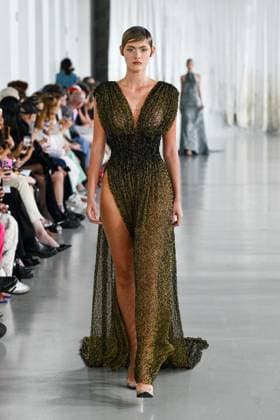 PFW - Anatomy Of Identity By Lever Runway A model walks the runway during the Anatomy Of Identity By Lever Couture Haute Couture Fall Winter 2025 2026 show as part of Paris Fashion Week at Palais de Tokyo on July 09, 2025 in Paris, France. Photo by Shootpix ABACAPRESS.COM Paris France  Copyright: xShootpix ABACAx