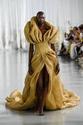 PFW - Anatomy Of Identity By Lever Runway A model walks the runway during the Anatomy Of Identity By Lever Couture Haute Couture Fall Winter 2025 2026 show as part of Paris Fashion Week at Palais de Tokyo on July 09, 2025 in Paris, France. Photo by Shootpix ABACAPRESS.COM Paris France  Copyright: xShootpix ABACAx