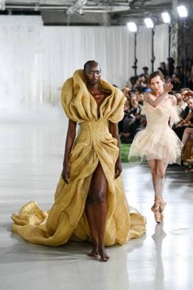 PFW - Anatomy Of Identity By Lever Runway A model walks the runway during the Anatomy Of Identity By Lever Couture Haute Couture Fall Winter 2025 2026 show as part of Paris Fashion Week at Palais de Tokyo on July 09, 2025 in Paris, France. Photo by Shootpix ABACAPRESS.COM Paris France  Copyright: xShootpix ABACAx