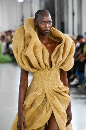 PFW - Anatomy Of Identity By Lever Runway A model walks the runway during the Anatomy Of Identity By Lever Couture Haute Couture Fall Winter 2025 2026 show as part of Paris Fashion Week at Palais de Tokyo on July 09, 2025 in Paris, France. Photo by Shootpix ABACAPRESS.COM Paris France  Copyright: xShootpix ABACAx