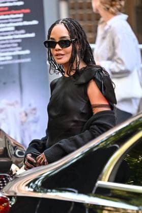 PFW Margiela Outside Arrivals Tessa Thompson arriving at the Margiela show as part of Haute Couture Fashion Week in Paris, France on July, 9, 2025. Photo by Julien Reynaud APS-Medias ABACAPRESS.COM Paris France  Copyright: xReynaudxJulien APS-Medias ABACAx