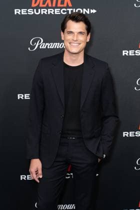 Bryan Lillis arrives on the red carpet at the world premiere of Dexter: Resurrection at Alice Tully Hall on Wednesday, July 9, 2025 in New York City.  NYP20250709603 DEREKxFRENCH