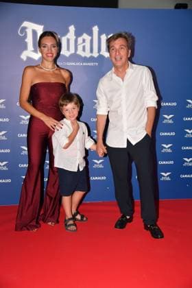 Rome, Cinema The Space Moderno Photocall of the film Dedalus , In the photo: Carolina Rey with Roberto Cipullo and son  Copyright: xVincenzoxLandix xipa-agency.netx xVincenzoxLandix IPA_Agency_IPA60213879