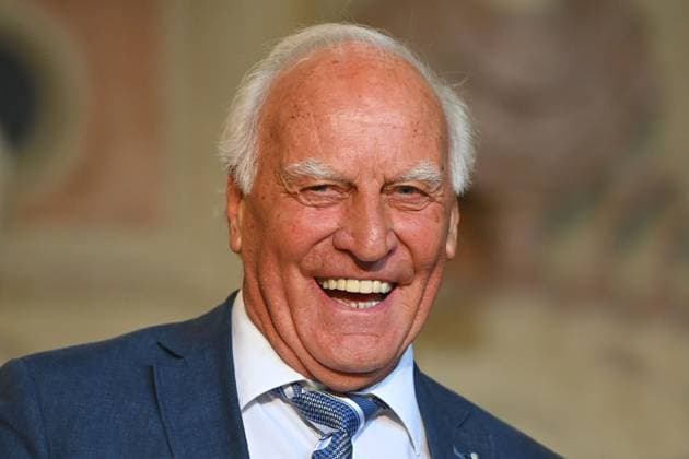 Franz Bulle ROTH, single picture, cropped single motif, portrait, portrait, portrait award Bavarian Order of Merit in the Antiquariat of the Residence in Munich on 09 07 2025
