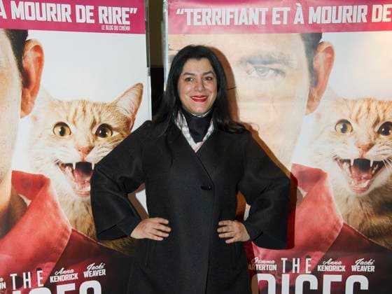 La réalisatrice Marjane Satrapi à l avant première de son film The Voices à Paris le 9 mars 2015. Paris France *** Director Marjane Satrapi at the premiere of her film The Voices in Paris on March 9, 2015 Paris France  Copyright: xPierrexPerusseaux xBestimagexPierrexPerusseaux xBestimagex