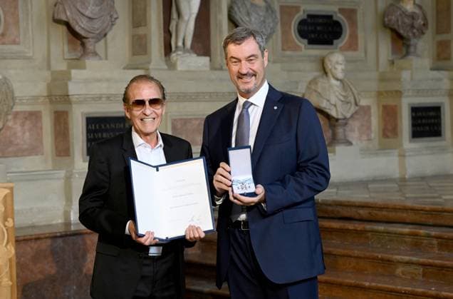 Michael Holm, Markus Söder Bavarian Order of Merit in the Antiquarium of the Residence in Munich on July 9, 2025