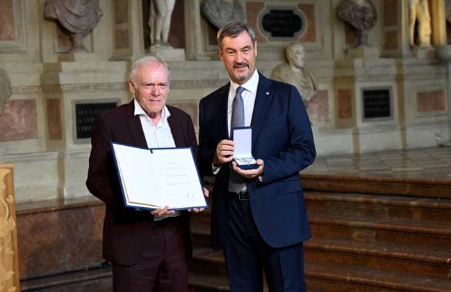 Hermann Gerland, Markus Söder Bavarian Order of Merit in the Antiquarium of the Residence in Munich on July 9, 2025
