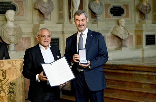 Felix Magath, Markus Söder Bavarian Order of Merit in the Antiquarium of the Residence in Munich on July 9, 2025