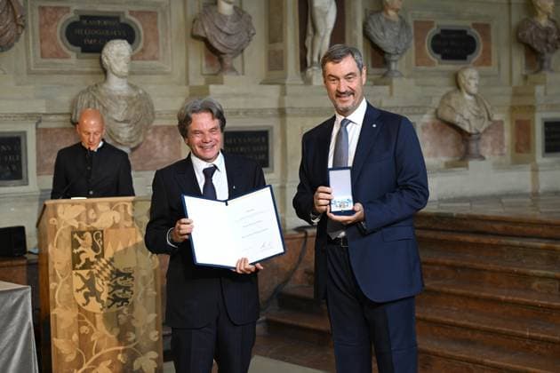 Michael Käfer, Markus Söder Bavarian Order of Merit in the Antiquarium of the Residence in Munich on July 9, 2025