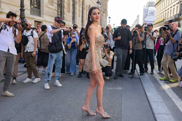 PFW - Zuhair Murad Outside Arrivals Deborah Valdez-Hung attends the Zuhair Murad Haute Couture Fall Winter 2025 2026 show as part of Paris Fashion Week on July 09, 2025 in Paris, France. Photo by Laurent Zabulon ABACAPRESS.COM Paris France  Copyright: xZabulonxLaurent ABACAx