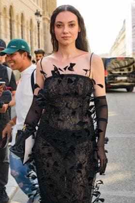 PFW - Zuhair Murad Outside Arrivals Andreea Cristea attends the Zuhair Murad Haute Couture Fall Winter 2025 2026 show as part of Paris Fashion Week on July 09, 2025 in Paris, France. Photo by Laurent Zabulon ABACAPRESS.COM Paris France  Copyright: xZabulonxLaurent ABACAx