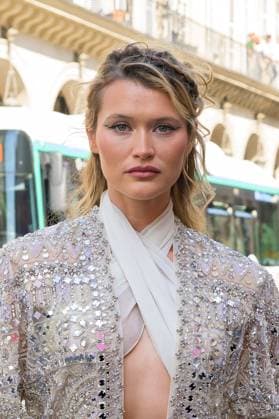 PFW - Zuhair Murad Outside Arrivals Chloe Lecareux attends the Zuhair Murad Haute Couture Fall Winter 2025 2026 show as part of Paris Fashion Week on July 09, 2025 in Paris, France. Photo by Laurent Zabulon ABACAPRESS.COM Paris France  Copyright: xZabulonxLaurent ABACAx
