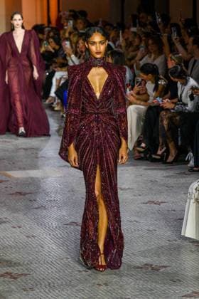 PFW - Zuhair Murad Runway A model walks the runway during the Zuhair Murad Haute Couture Fall Winter 2025 2026 show as part of Paris Fashion Week on July 09, 2025 in Paris, France. Photo by Shootpix ABACAPRESS.COM Paris France  Copyright: xShootpix ABACAx