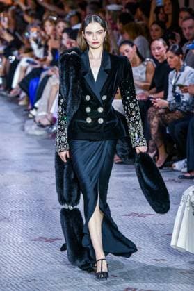 PFW - Zuhair Murad Runway A model walks the runway during the Zuhair Murad Haute Couture Fall Winter 2025 2026 show as part of Paris Fashion Week on July 09, 2025 in Paris, France. Photo by Shootpix ABACAPRESS.COM Paris France  Copyright: xShootpix ABACAx