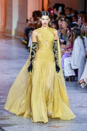 PFW - Zuhair Murad Runway A model walks the runway during the Zuhair Murad Haute Couture Fall Winter 2025 2026 show as part of Paris Fashion Week on July 09, 2025 in Paris, France. Photo by Shootpix ABACAPRESS.COM Paris France  Copyright: xShootpix ABACAx