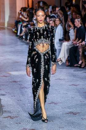 PFW - Zuhair Murad Runway A model walks the runway during the Zuhair Murad Haute Couture Fall Winter 2025 2026 show as part of Paris Fashion Week on July 09, 2025 in Paris, France. Photo by Shootpix ABACAPRESS.COM Paris France  Copyright: xShootpix ABACAx