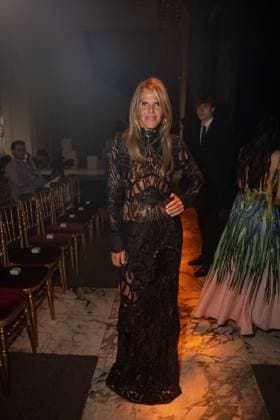 PFW - Elie Saab Front Row Anna Dello Russo attends the Elie Saab Haute Couture Fall Winter 2025-2026 show, as part of Paris Fashion Week in Paris, France on July 9, 2025. Photo by Ammar Abd Rabbo ABACAPRESS.COM Paris France  Copyright: xAbdxRabboxAmmar ABACAx