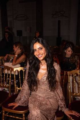 PFW - Elie Saab Front Row Daria Daniel attends the Elie Saab Haute Couture Fall Winter 2025-2026 show, as part of Paris Fashion Week in Paris, France on July 9, 2025. Photo by Ammar Abd Rabbo ABACAPRESS.COM Paris France  Copyright: xAbdxRabboxAmmar ABACAx