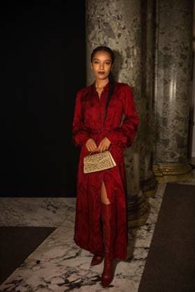 PFW - Elie Saab Front Row Maisie Richardson-Sellers attends the Elie Saab Haute Couture Fall Winter 2025-2026 show, as part of Paris Fashion Week in Paris, France on July 9, 2025. Photo by Ammar Abd Rabbo ABACAPRESS.COM Paris France  Copyright: xAbdxRabboxAmmar ABACAx
