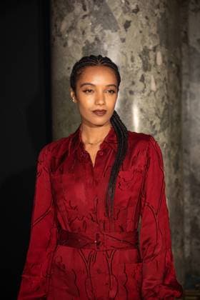 PFW - Elie Saab Front Row Maisie Richardson-Sellers attends the Elie Saab Haute Couture Fall Winter 2025-2026 show, as part of Paris Fashion Week in Paris, France on July 9, 2025. Photo by Ammar Abd Rabbo ABACAPRESS.COM Paris France  Copyright: xAbdxRabboxAmmar ABACAx