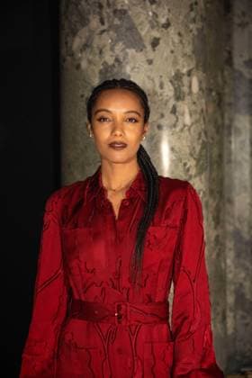 PFW - Elie Saab Front Row Maisie Richardson-Sellers attends the Elie Saab Haute Couture Fall Winter 2025-2026 show, as part of Paris Fashion Week in Paris, France on July 9, 2025. Photo by Ammar Abd Rabbo ABACAPRESS.COM Paris France  Copyright: xAbdxRabboxAmmar ABACAx