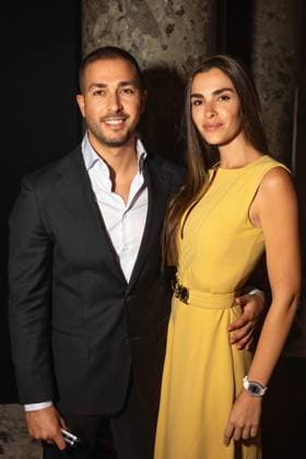 PFW - Elie Saab Front Row Celio Saab and fiancee Zein attend the Elie Saab Haute Couture Fall Winter 2025-2026 show, as part of Paris Fashion Week in Paris, France on July 9, 2025. Photo by Ammar Abd Rabbo ABACAPRESS.COM Paris France  Copyright: xAbdxRabboxAmmar ABACAx