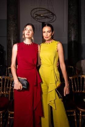 PFW - Elie Saab Front Row L-R : Zita d Hauteville and Nieves Alvarez attend the Elie Saab Haute Couture Fall Winter 2025-2026 show, as part of Paris Fashion Week in Paris, France on July 9, 2025. Photo by Ammar Abd Rabbo ABACAPRESS.COM Paris France  Copyright: xAbdxRabboxAmmar ABACAx