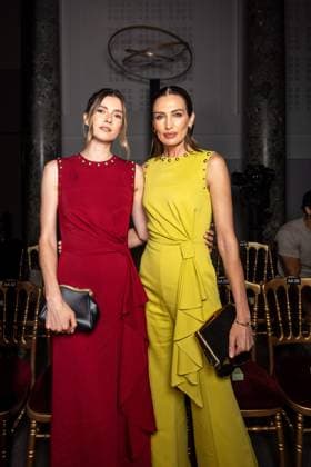 PFW - Elie Saab Front Row L-R : Zita d Hauteville and Nieves Alvarez attend the Elie Saab Haute Couture Fall Winter 2025-2026 show, as part of Paris Fashion Week in Paris, France on July 9, 2025. Photo by Ammar Abd Rabbo ABACAPRESS.COM Paris France  Copyright: xAbdxRabboxAmmar ABACAx